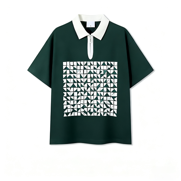 Summer Casual Men's Knitted Short-Sleeve Polo Shirt - Lightweight