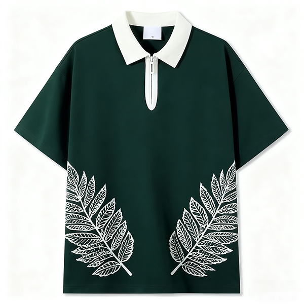 Men's Summer Casual Lightweight Short-Sleeve Knitted Polo Shirt